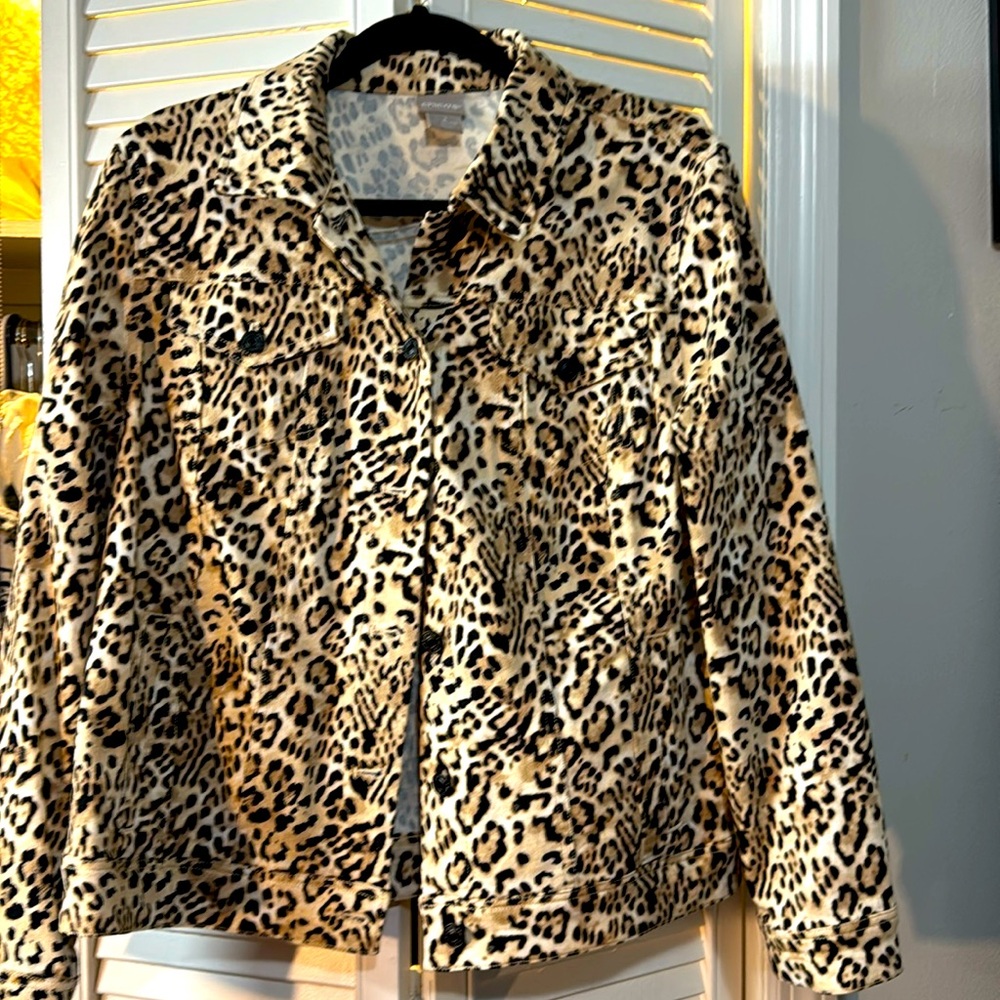 Animal print jacket
